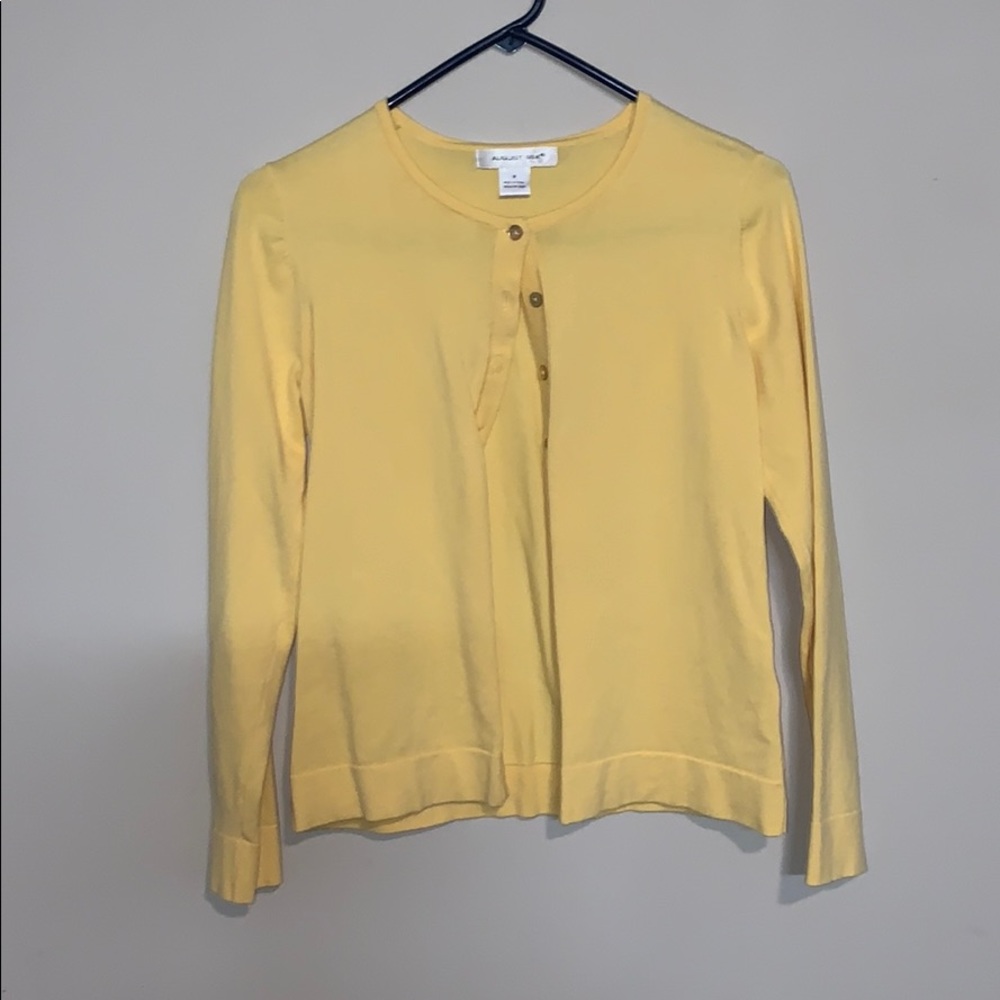 August Silk Cardigan